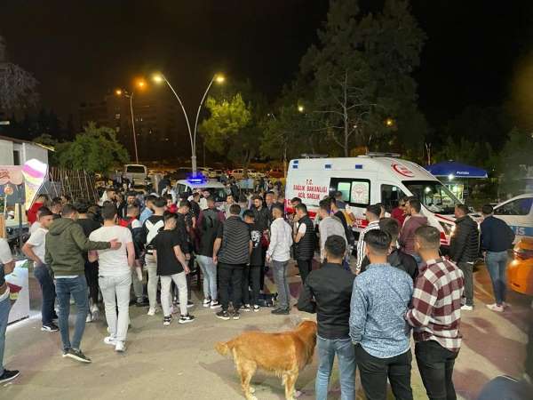 Adana'da lunaparkta bıçaklı kavga: 3 yaralı - Adana haber