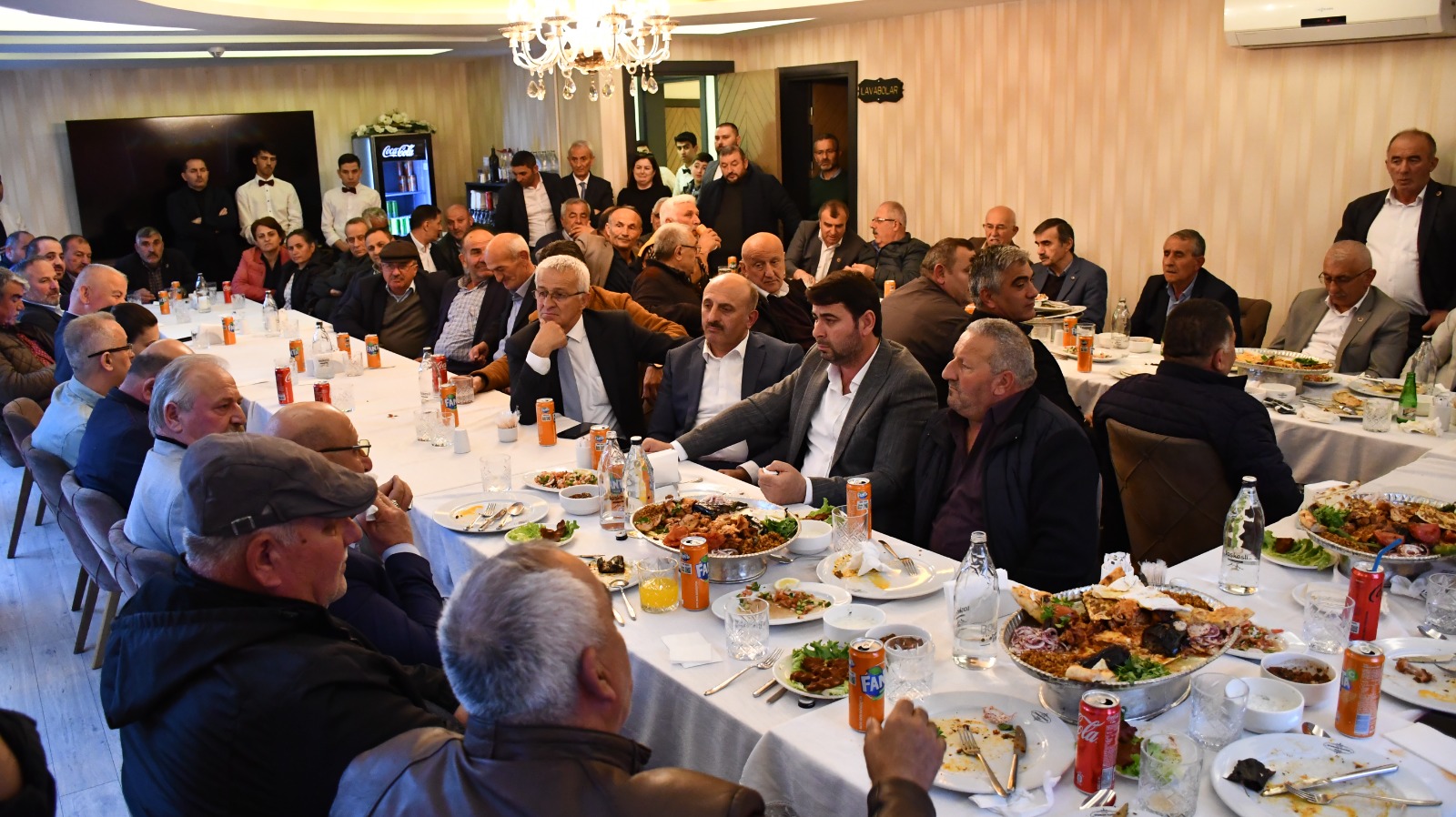 Tüfekci, Atakum'da Muhtarlarla buluştu