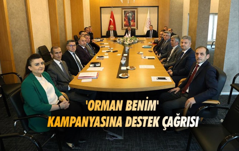 Samsun'da 'Orman Benim' kampanyasına destek çağrısı