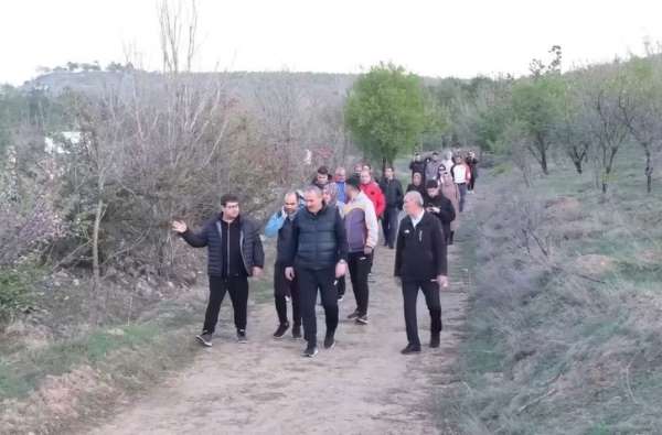 Erzincan'da doğa yürüyüşü yapıldı