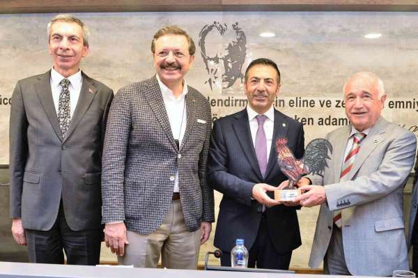 TOBB Başkanı Hisarcıklıoğlu, DTO üyeleri ve iş dünyasıyla buluştu - Denizli haber