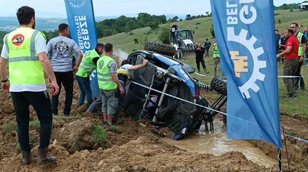 Kocaeli'de düzenlenen Off-Road Festivali'nde heyecan zirveye ulaştı