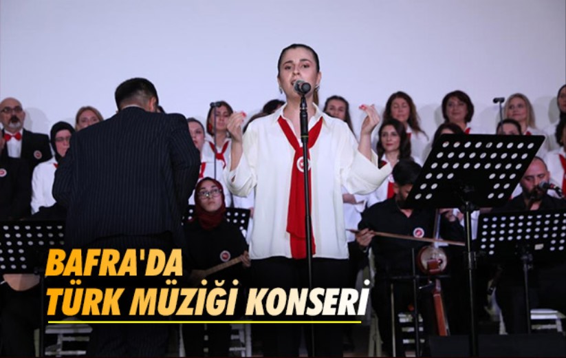 Bafra'da Türk müziği konseri