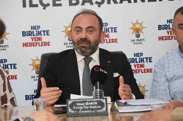AK Parti İlçe Başkanı Bakır: 'Kavak Belediyesi'nde usulsüzlük tespit edildi'