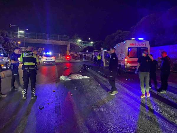 Kocaeli'de feci kaza: Tır, motosiklet sürücüsünü ezdi