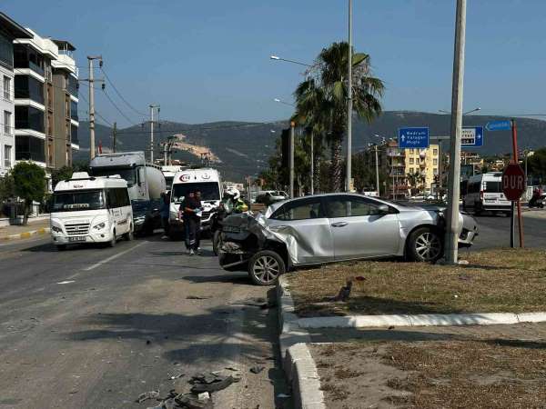 Milas'ta trafik kazası: 1 yaralı