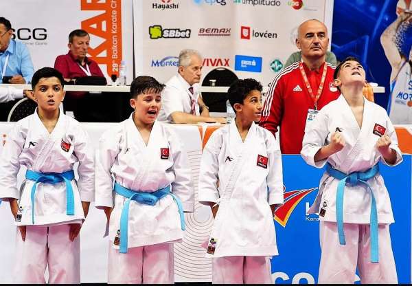 Milli takım, Balkan Çocuklar Karate Şampiyonası'nda 55 madalya kazandı