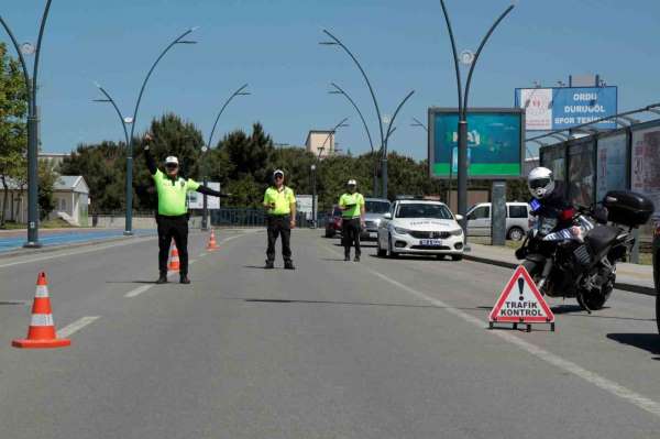 Ordu'da bir haftada yaklaşık 17 bin araç ve sürücüsü denetlendi