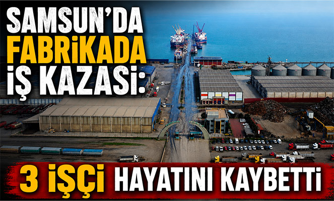 Samsun'da Fabrikada Faciayla Sonuçlanan İş Kazası: 3 İşçi Hayatını Kaybetti