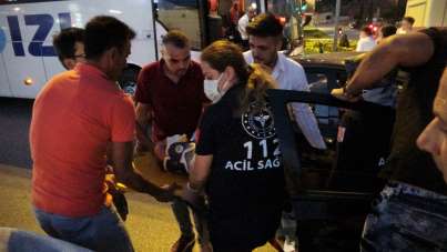 Tokat'ta kırmızı ışık ihlali kazaya neden oldu: 1 yaralı