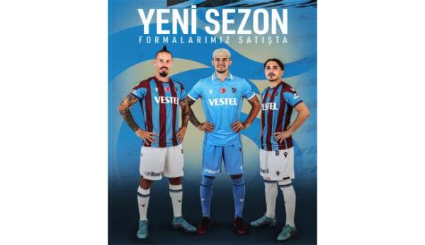 Trabzonspor yeni sezon formalarını tanıttı