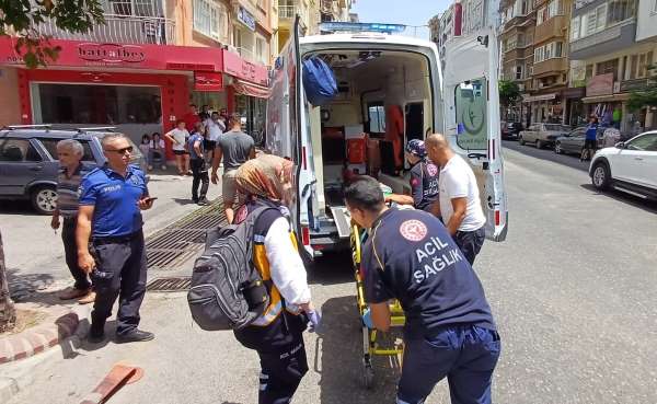 Aydın'daki kazada motosiklet sürücüsü yaralandı