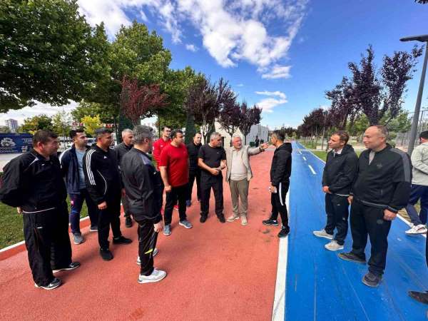 Çorum'da zabıta ekipleri sporla zinde kalıyor