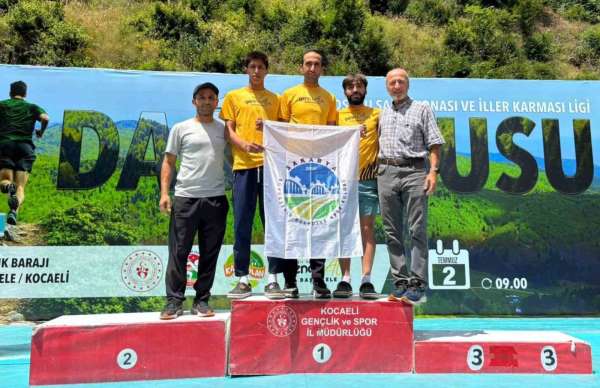 Sakarya ekibi Kocaeli'den dereceyle döndü