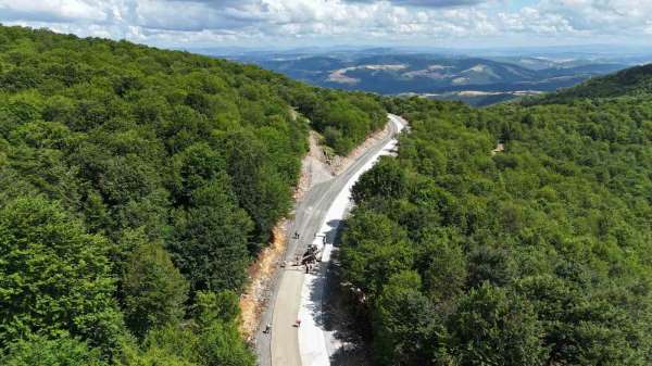 Samsun Büyükşehir'den Atakum'da yol çalışması