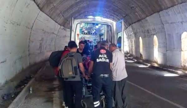 Tunceli'de tünelde kaza: 1 yaralı