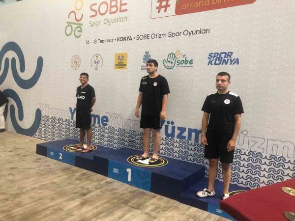 Aydınlı özel sporcular Konya'dan madalyalarla döndü