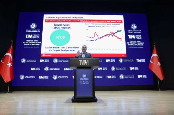 Bakan Bolat: '25,6 milyar dolarla tarihin en yüksek Temmuz ayı ihracatı gerçekleşti'