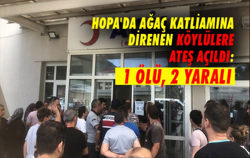 Hopa'da ağaç katliamına direnen köylülere ateş açıldı: 1 ölü, 2 yaralı