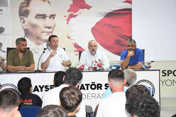 Kayseri U18 Ligi fikstürü çekildi