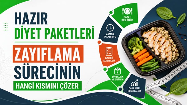 Hazır Diyet Paketleri Zayıflama Sürecinin Hangi Kısmını Çözer