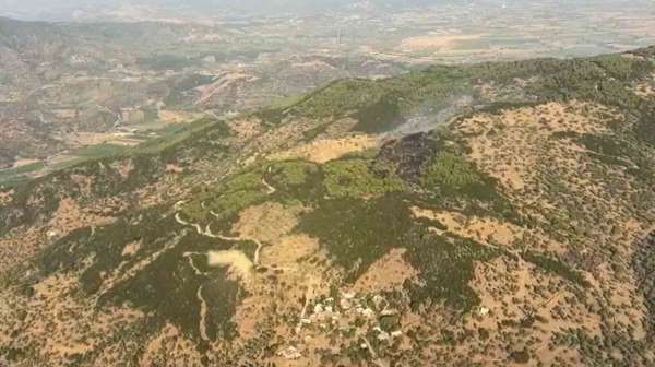 Çine'deki orman yangını kontrol altına alındı