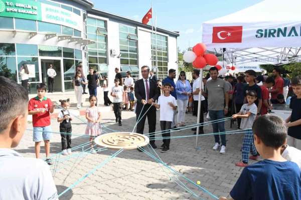 Şırnak'ta gençlerin yaz sonu heyecanı