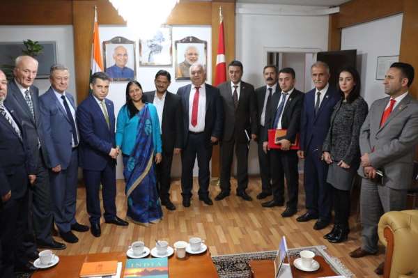 SANKON'dan Hindistan Büyükelçiliği'ne ziyaret 