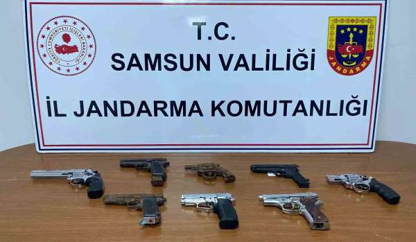 Samsun'da jandarmadan silah kaçakçılığı operasyonu: 1 gözaltı