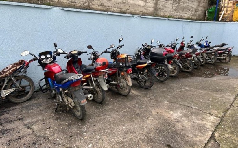 Samsun'da 20 motosiklet trafikten men edildi