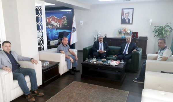 Başkan Gür'den Gülser ve Uzunoğlu'na ziyaret