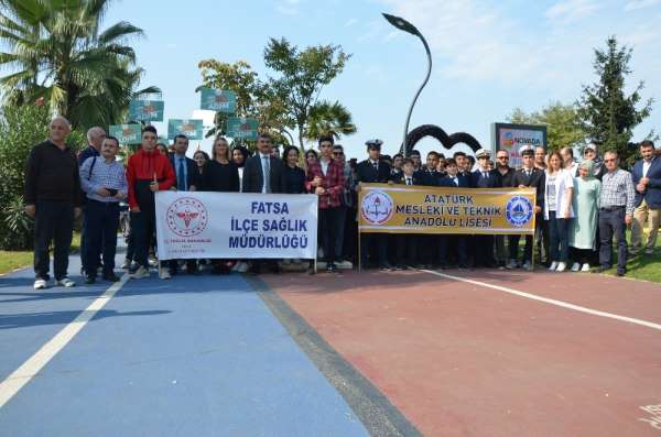 Fatsa'da Dünya Yürüyüş Günü etkinliği