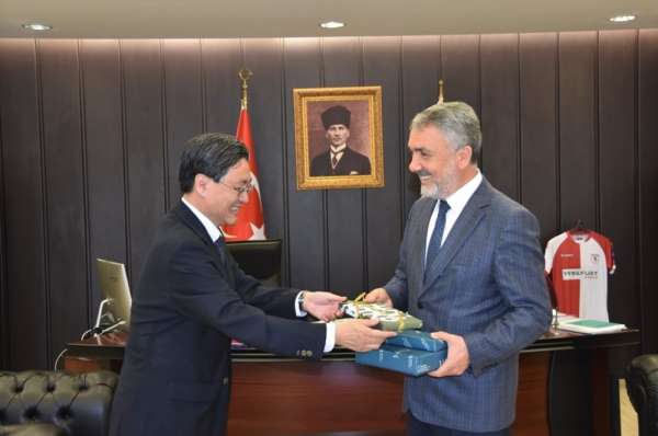 Japon üniversitesi OMÜ ile iş ve güç birliği yapmak istiyor