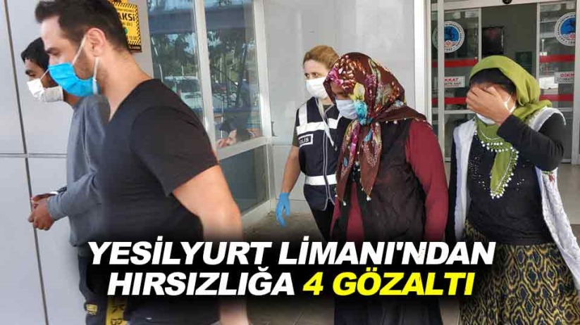Samsun Yeşilyurt Limanı'ndan hırsızlığa 4 gözaltı