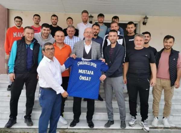 Başkan Mustafa Önsay, Çardaklıspor Kulübü'nün sezon açılış törenine katıldı