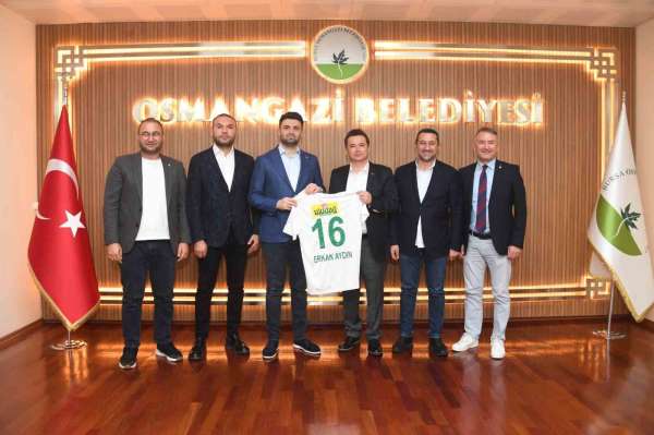 Bursaspor Yönetiminden Başkan Aydın'a ziyaret