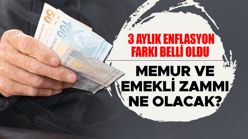 Memur ve Emekli Maaş Zammı Ne Kadar Olacak? 3 Aylık Enflasyon Farkı Belli Oldu