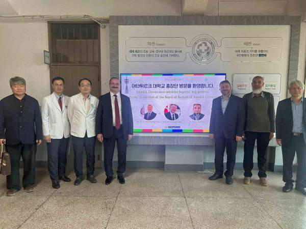 Atatürk Üniversitesinden Güney Kore'de stratejik iş birliği ziyaretleri