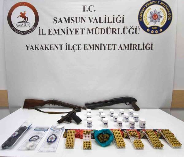 Samsun'da uyuşturucu hapla yakalanan şahıs gözaltına alındı