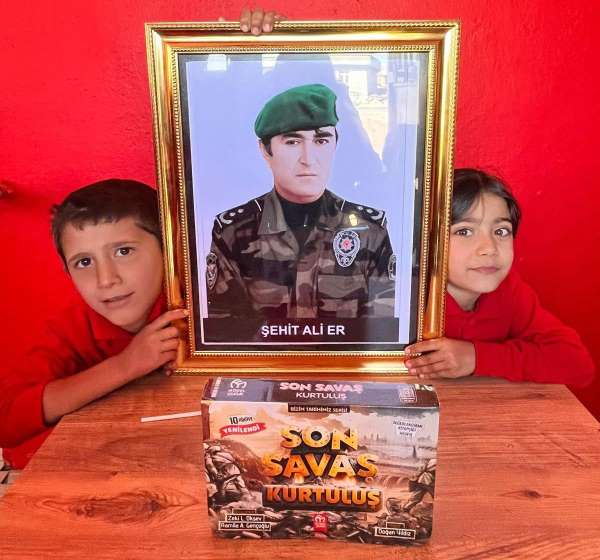 Siverek kamışlı ilkokulu'nda şehitlerimiz için anlamlı çalışma