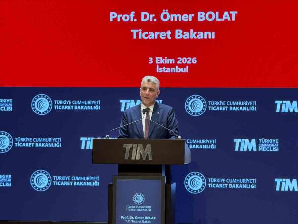 Bakan Bolat: ''En yüksek Eylül ayı ihracat rekoru kırıldı, yıllık bazda yüzde 15,4'lük artışla 26 milyar dolar