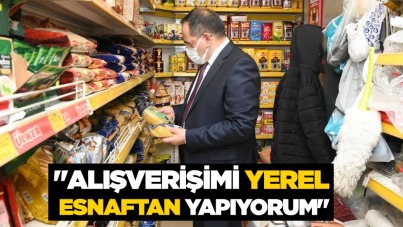 Mustafa Demir: 'Alışverişimi yerel esnaftan yapıyorum'