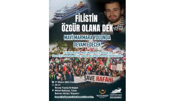 Mavi Marmara şehitleri Millet Bahçesi'nde anılacak