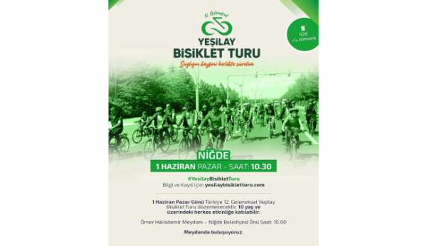 Niğde'de pedallar sağlık için dönecek