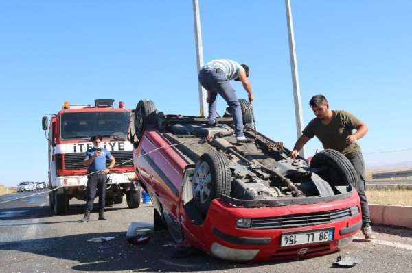 Kırşehir-Ankara Yolunda Kaza 2 Yaralı 
