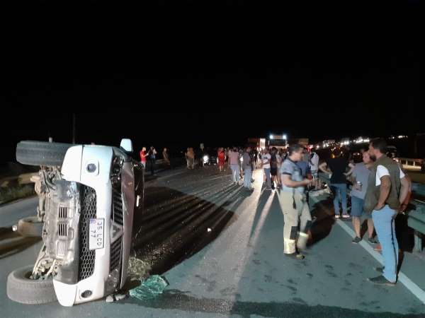 Kuşadası - Selçuk karayolunda trafik kazası: 9 yaralı