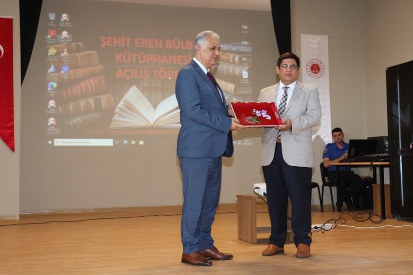 Kavak Cezaevi'nde 'Şehit Eren Bülbül Kütüphanesi' açıldı