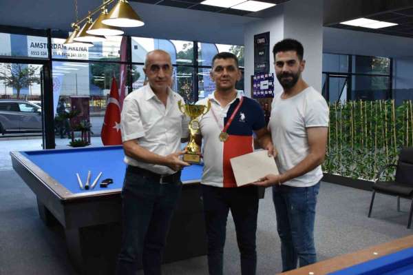 3 Bant Bilardo Bölge Şampiyonası Elazığ'da düzenlendi