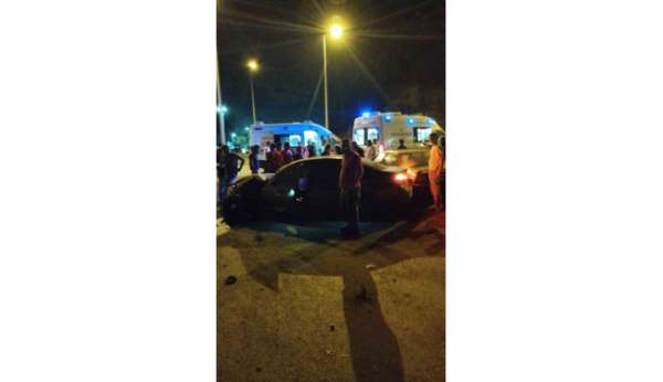 Zonguldak Ereğli'de trafik kazası: 2 yaralı