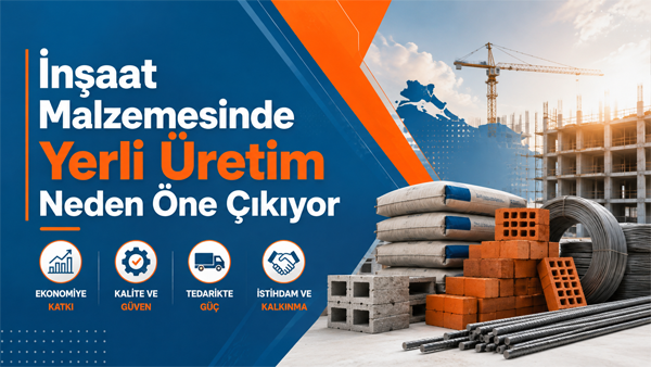 İnşaat Malzemesinde Yerli Üretim Neden Öne Çıkıyor